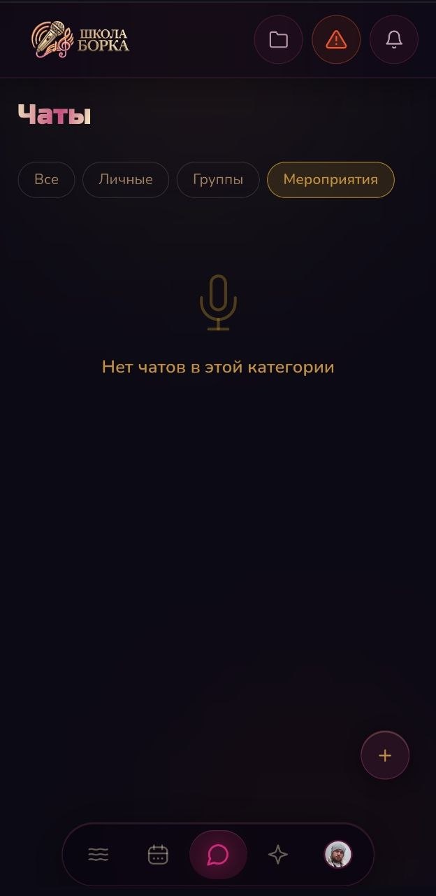 Список чатов